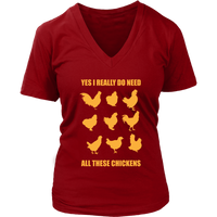 Chicken Poultry Farmer Tshirt - Farm Animal Chickens - Womens Plus Size Up To 4X