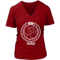 Taurus Zodiac Sign T-Shirt - April & May Birthday Gift Tshirt - Womens Plus Size Up To 4X