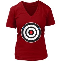 Bullseye Axe Throwing Sport T-Shirt - Bull's Eye Ax Throwing - Womens Plus Size Up To 4X