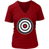 Bullseye Axe Throwing Sport T-Shirt - Bull's Eye Ax Throwing - Womens Plus Size Up To 4X