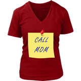 Mother Daughter T-Shirt - Call Mom Tshirt - Funny Tee - Family Shirt - Womens Plus Size Up To 4X