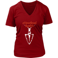 Arrowhead Hunter T-Shirt - Hunting Artifact Arrowheads Tee - Womens Plus Size Up To 4X