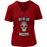 Halloween Mexican Skull Tshirt - Dia de los Muertos Dead Day - Womens Plus Size Up To 4X