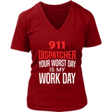 911 Dispatcher T-Shirt - Emergency Worker Tshirt - Funny Tee - Womens Plus Size Up To 4X