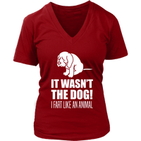 Inappropriate Fart Shirt - Dog Joke Graphic Shirt - Animal - Womens Plus Size Up To 4X