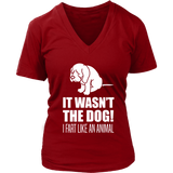 Inappropriate Fart Shirt - Dog Joke Graphic Shirt - Animal - Womens Plus Size Up To 4X