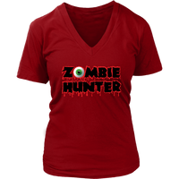 Zombie Hunter Halloween T-Shirt - Bloody Zombies Tee Scary T - Womens Plus Size up to 4X