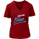 Something Blue - Wedding Gift - Bride Shirt - Novelty Tee - Womens Plus Size Up To 4X