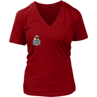 Pug Pocket T-Shirt - Dog Tee Shirt - Pug Puppy Tshirt - Womens Plus Size Up To 4X