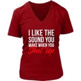 Dont Talk To Me Tee - Shut Up Tshirt - Sarcasm Novelty Shirt - Insult - Womens Plus Size Up To 4X