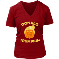 Donald Trump Pumpkin T-Shirt - Halloween Costume Tee - Womens Plus Size up to 4X