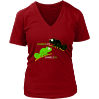 Chameleoff Chameleon Lizard Joke T-Shirt - Funny Reptiles - Womens Plus Size Up To 4X