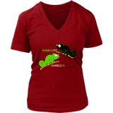 Chameleoff Chameleon Lizard Joke T-Shirt - Funny Reptiles - Womens Plus Size Up To 4X