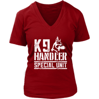 K9 Handler Special Police Unit T-Shirt - Dog Lover Tee - Womens Plus Size Up To 4X