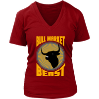 Bull Market Stocks Tshirt - Stock Exchange Trader T-Shirt - Womens Plus Size Up To 4X