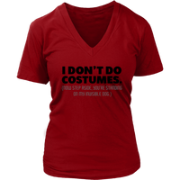 Halloween Costume Tshirt - Against Invisible Dog T-Shirt - Womens Plus Size up to 4X