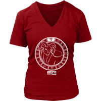 Aries Birthday Horoscope T-Shirt - Ram Zodiac Sign - Womens Plus Size Up To 4X