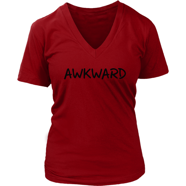 Awkward T-Shirt - Nerd Tshirt - Geek Tee Shirt - Womens Plus Size Up To 4X