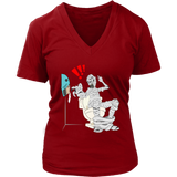 Halloween Mummy T-Shirt - Toilet Paper Monster Tee - Womens Plus Size up to 4X