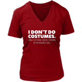 Easy Halloween Costume Tshirt - Invisible Dog T-Shirt - Womens Plus Size up to 4X