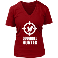 Squirrel Hunter T-Shirt - Funny Hunting Tshirt - Animal Tee - Womens Plus Size Up To 4X