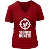 Squirrel Hunter T-Shirt - Funny Hunting Tshirt - Animal Tee - Womens Plus Size Up To 4X