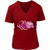 Weird Cheshire Cat T-Shirt - Cute Mad Cats for Halloween - Womens Plus Size Up To 4X