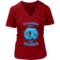 No Tanks - Awareness T-Shirt -Protect Animals Tshirt - Love - Womens Plus Size up to 4X