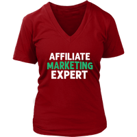 Affiliate Marketing Expert Tshirt - Sell Online - Marketer - Womens Plus Size Up To 4X