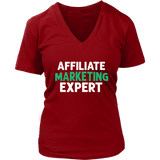 Affiliate Marketing Expert Tshirt - Sell Online - Marketer - Womens Plus Size Up To 4X