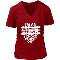 Anesthesia Doctor T-Shirt Anesthesiologist Knock Out Tshirt - Womens Plus Size Up To 4X