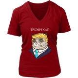 Trumpy Cat T-Shirt - Funny Political Tee - Trump Tshirt - Womens Plus Size up to 4X