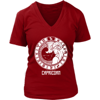 Capricorn Zodiac Sign T-Shirt December & January Birthdays - Womens Plus Size Up To 4X