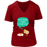 Cute Egg and Chick Funny Animal Graphic T-shirt - Joke Tee - Womens Plus Size Up To 4X