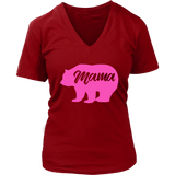 Womens Teddy Bear Mom T-Shirt - Funny Mommy Tshirt - Tee for Mother - Womens Plus Size up to 4X