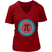 PI Shield T-shirt - Math Novelty Tee - Pi Day Parade T Shirt - Womens Plus Size Up To 4X