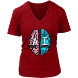 AI Brain Science Tshirt - Artificial Intelligence T-Shirt - Womens Plus Size Up To 4X