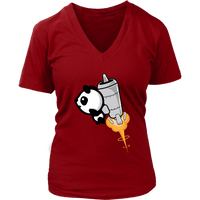 Panda Rocket Tshirt - Space Animal T-Shirt - Rocketship Tee - Womens Plus Size Up To 4X