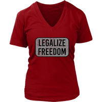 Legalize Freedom Tshirt - Politics Novelty T-Shirt - Womens Plus Size up to 4X