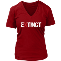 End Extinction Tee - Extinct T-Shirt - Animal Awareness - Womens Plus Size Up To 4X