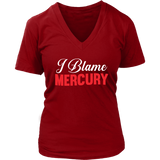 I Blame Mercury Tshirt - Retrograde Zodiac Astrology - Womens Plus Size Up To 4x