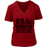 K9 Handler Special Police Unit T-Shirt - Guard Dog Tee - Womens Plus Size Up To 4X