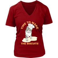 Cute Cat Kneeding Biscuits Tshirt - Kitty Lover T-Shirt - Womens Plus Size Up To 4X