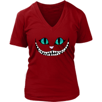 Halloween Cheshire Cat Tshirt - Alice in Wonderland - Womens Plus Size up to 4X