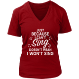 Wannabe Singer Tshirt - Funny Music T-Shirt - Novelty Tee - Womens Plus Size Up To 4X