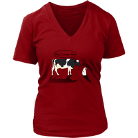 Cow and Milk - Funny Parody T-Shirt - Movie Quote Tshirt - Womens Plus Size up to 4X