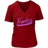 Fearless T-Shirt - Inspirational Shirts - Womens Novelty Tshirt - Plus Size Up To 4X