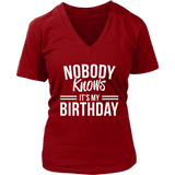 It's My Birthday - Statement T-Shirt - Funny T shirt - Irony - Womens Plus Size Up To 4X