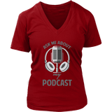 Ask Me About My Podcast Radio Shirt Video Audio Show Host - Womens Plus Size Up To 4X