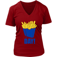 Fry Day Shirt - Fast Food Tee Shirt - French Fries T-Shirt - Womens Plus Size Up To 4X